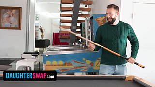 Stepfathers train their daughters how to fuck - daughterswap