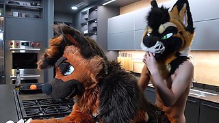 Amateur punk trio head funny with camera