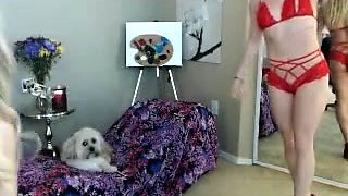 Nice amateur girl ass exposed wearing panties