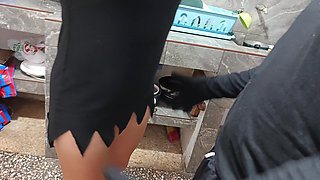 The maid makes me a strange potion on Halloween and convinces me to have sex in the kitchen