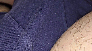 Step mom hand slip on step son underwear touching his dick