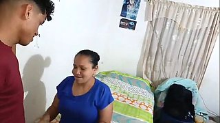 Big Ass Latina MILF Pays Rent With Sex - Cuckold Husband Watches