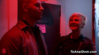 Dominant TS Danni Daniels Threesome