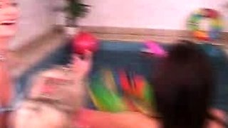 Brunette hardcore blowjob