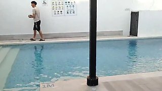 JulianaRose Hot Colombian Mom Fucked Hard By Neighbor In Pool - Big Tits Doggystyle
