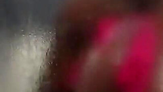 Ebony Teen Getting Fucked in a Host Shower