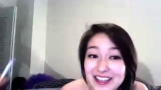 Amateur tiny asian college teen
