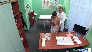 Dirty doctor tells his patient to remove her bra and panties