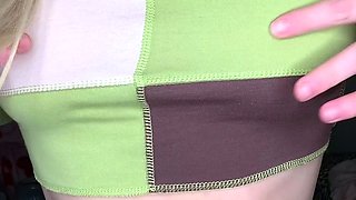 Blonde emo amateur solo masturbation