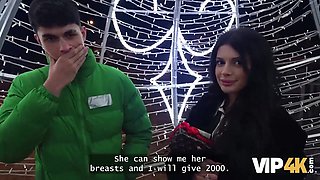 Exotic beauty fulfills dreams with tight passion on a massive thrill