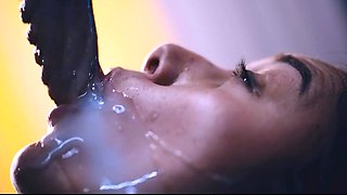 Hot 3D redhead licking a pussy while getting fucked