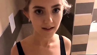 Slut Fucked in the Shower after a Pool Party Eva Elfie