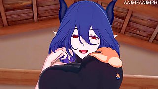 Cartoon hentai teen with big boobs porn