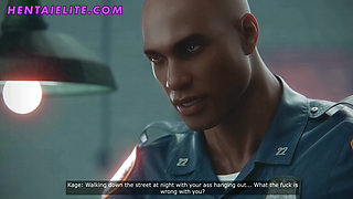 I had to Suck the prison guard to get to my husband - 3D Prison sex