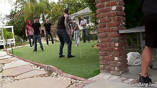 Bachelor Gangbang Party With Brad Newman, Jason Moody And Robby Echo