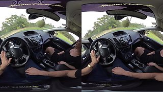 Amateur Brunette's Wild Public Passion in Uniform