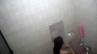 In the shower hidden cam