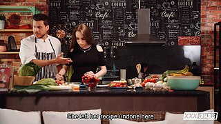 Angel Rush's Steamy Kitchen Affair Fuels Wild Passion