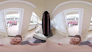 Naughty teen VR exciting porn clip