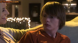 Bigtitted MILF drilled by her stepson