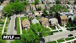 Loser nerd step-son invents a sinful plot to pound his step-mom and step-sister at the same time