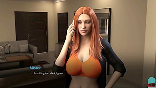 College adventures with a busty mother in this visual novel gameplay
