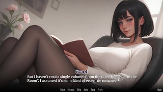 Obsessed Lucy #4, She Uses Her Feet, Animated Cute Roommate Porn Game