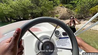 French Teen Luna Doll Cheats on Boyfriend with Stranger for Hardcore Boat Sex - Big Tits & Doggystyle