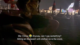 Dick Flash for Delivery Girl - She Grabs It!