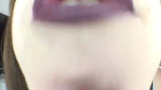 Katlyn Moree aka katlynmoree OnlyFans - Purple Lips