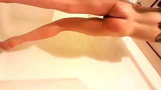 Curly Blonde Teen Records Solo Dildo Masturbation More at