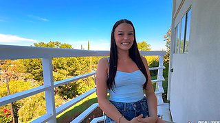 Kloe Love and Alex Jett enjoy passionate sex while out together