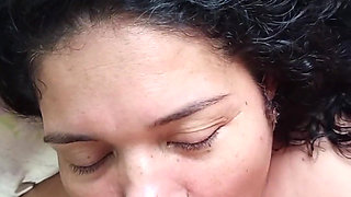 Pretty Neighbor Sucks Him Rich