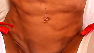 Shredded Fitness Girl Makes Him Cum Three Times