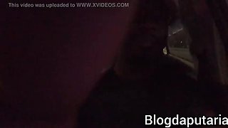 Amateur Couple Fucks in Car - Blowjob & Anal Sex with Black Cock