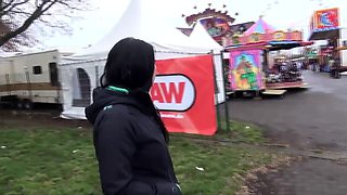 Hot POV homemade blowjob with brunette girlfriend