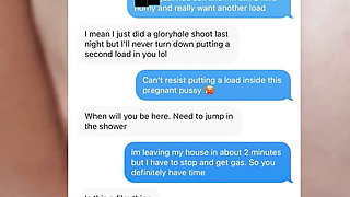 Hotwifekk pregnant friend comes over filled with cum for sloppy seconds with boyfriend