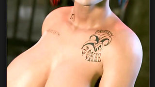 Ada Wong Caressing a BBC, Sadako Riding a BBC, Big Breast Harley Acting Like a Model, Compilation