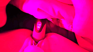 Creamy Climax Using Toys with Loud Moaning