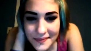 Emo Amateur's Funky Hair Cam Show
