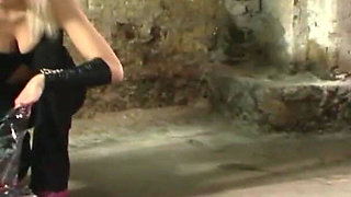 Blonde slave girl - hardcore BDSM German