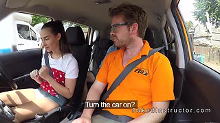 Hairy Cunt Student Banged In Car Pov