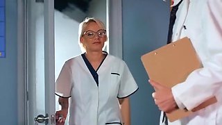 Marika Chanel In Nurse Costume Showed Her Boobs And Squeezed M With Danny D