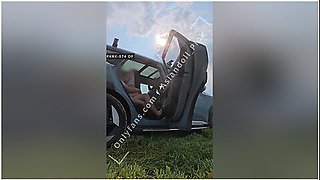 Sex At The Beach Front With Car 발정난 국산 커플 해변가 카섹스