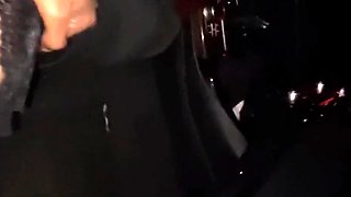 Public Car Blowjob with a Blonde and a Big Cock