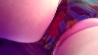 Redhead MILF Poutchiee Fingering Her Tight Pussy in Pool Bikini