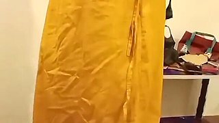 Exotic Cuckold Wife Teases Lover in Pink Bra Saree Navel Show in Hotel Bliss by Hotwifeplayx!