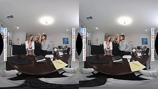 BRIDGETTE B., KARMA RX & KRISSY LYNN FUCK YOU IN A VR ORGY!