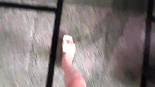 Tranny Ting xuan wanders and urinates outdoors.