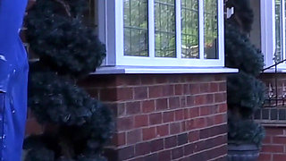 Blonde Babe Tamara Grace Takes the Handyman's 9 Inch Bwc Balls Deep in Her Soaking Pussy